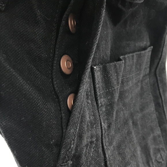 Doen Maritime Washed Black Sailor High Waist Jeans - Picture 7 of 12